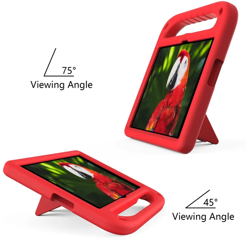 For Honor Pad X8  Kickstand Cover Kids-Friendly EVA Tablet Case with Handle - Red