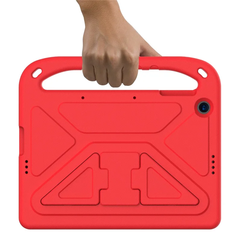 For Honor Pad X8  Kickstand Cover Kids-Friendly EVA Tablet Case with Handle - Red