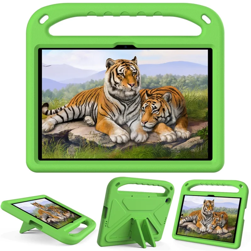 For Honor Pad X8  Kickstand Cover Kids-Friendly EVA Tablet Case with Handle - Green