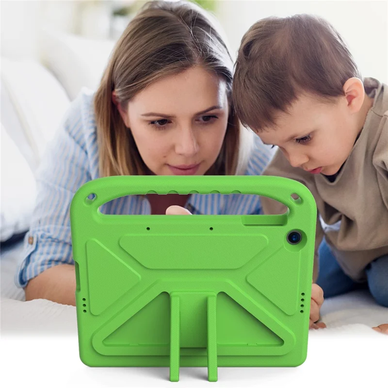 For Honor Pad X8  Kickstand Cover Kids-Friendly EVA Tablet Case with Handle - Green