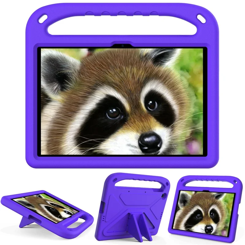 For Honor Pad X8  Kickstand Cover Kids-Friendly EVA Tablet Case with Handle - Purple