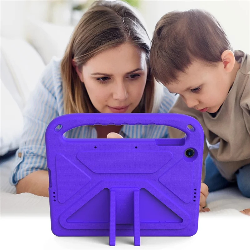 For Honor Pad X8  Kickstand Cover Kids-Friendly EVA Tablet Case with Handle - Purple
