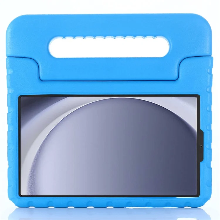Funda para Samsung Galaxy Tab A9 Agarre de Manija Soporte Plegable Cubierta de Tableta EVA - Azul