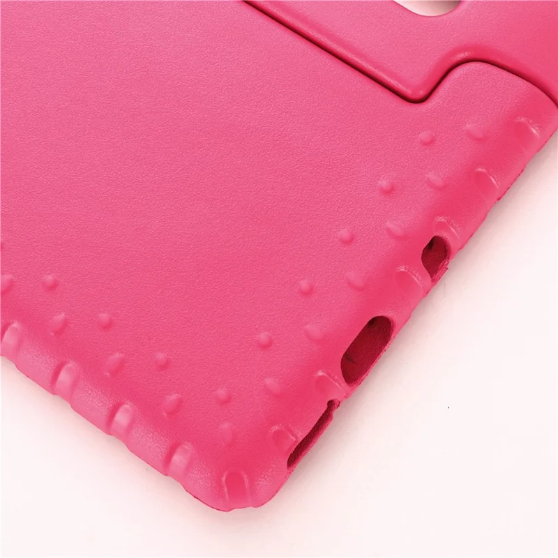 For Samsung Galaxy Tab A11 / A9 Case Handle Grip Kickstand EVA Tablet Cover - Rose
