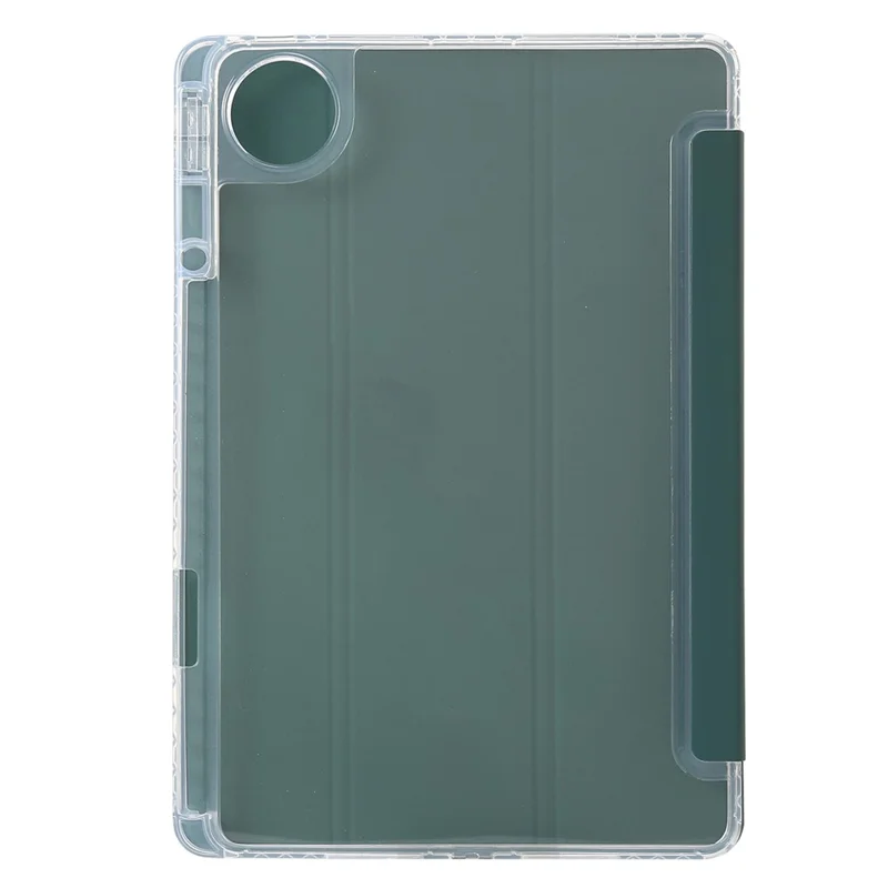 For Huawei MatePad Pro 11 (2022) Case Tri-fold Stand Tablet Leather Cover - Blackish Green