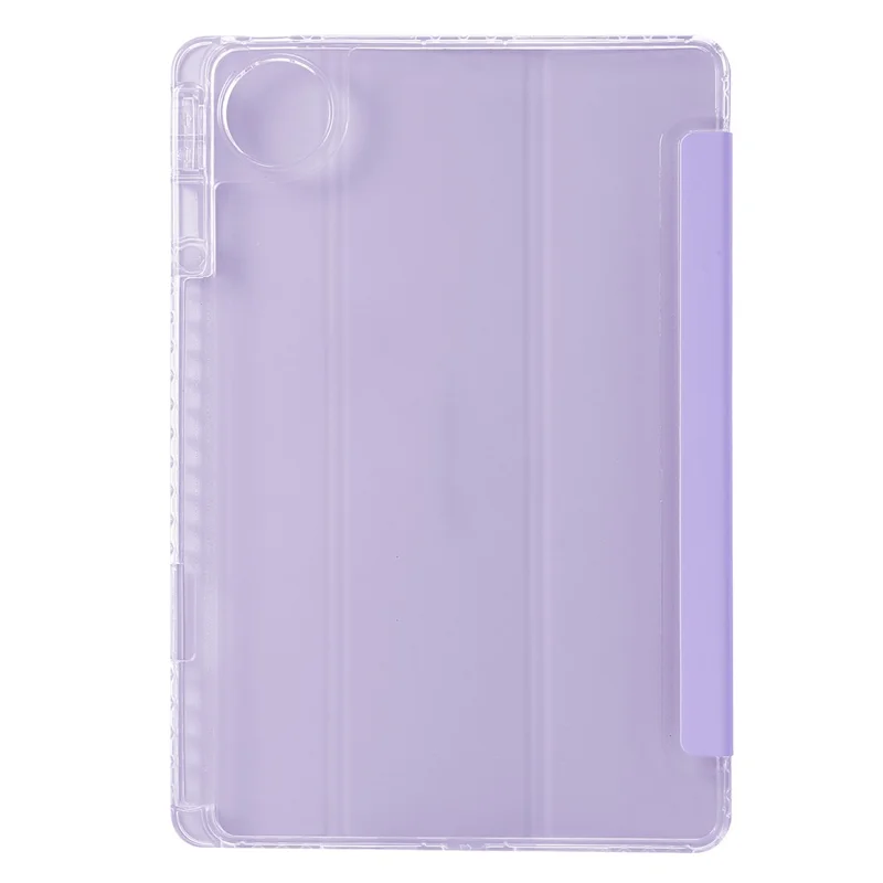 For Huawei MatePad Pro 11 (2022) Case Tri-fold Stand Tablet Leather Cover - Purple