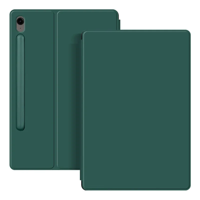 For Samsung Galaxy Tab S10 FE / S9 FE / S9 Tablet Case Magnetic PU Leather Stand Cover - Green