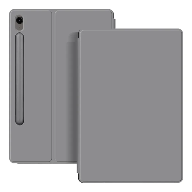 For Samsung Galaxy Tab S10 FE / S9 FE / S9 Tablet Case Magnetic PU Leather Stand Cover - Grey
