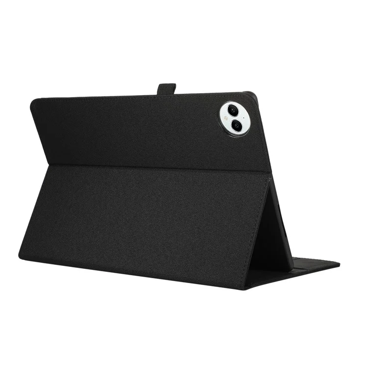 For Huawei MatePad Pro 13.2 Case Cloth Texture Tablet Leather Cover with Card Holder - Black