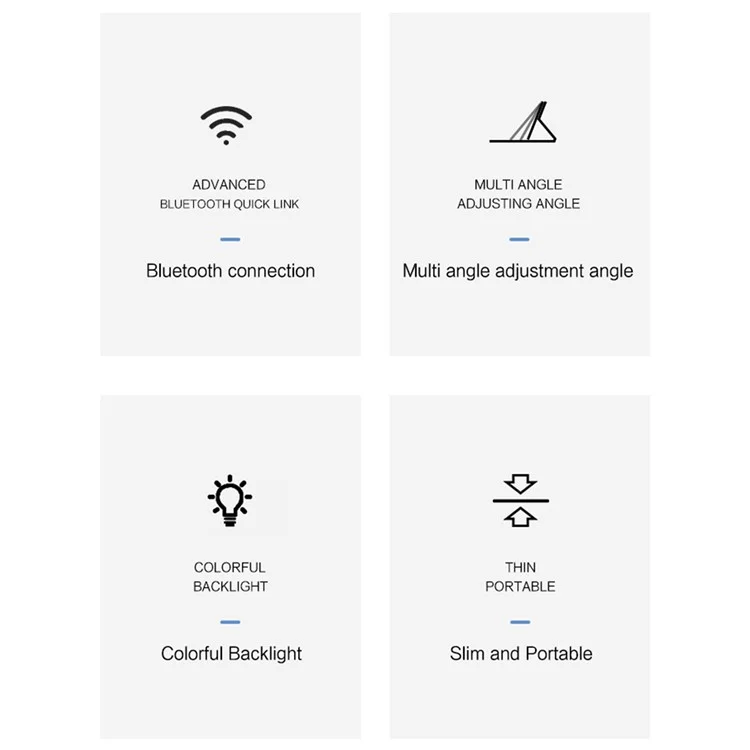Per Xiaomi Pad 5 Custodia Tablet in Pelle con Tastiera Wireless Magnetica Staccabile (Senza Touchpad)