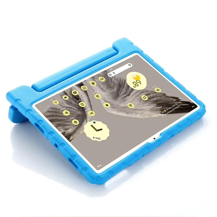 For Google Pixel Tablet Case Anti-drop EVA Tablet Cover with Handle Kickstand - Blue