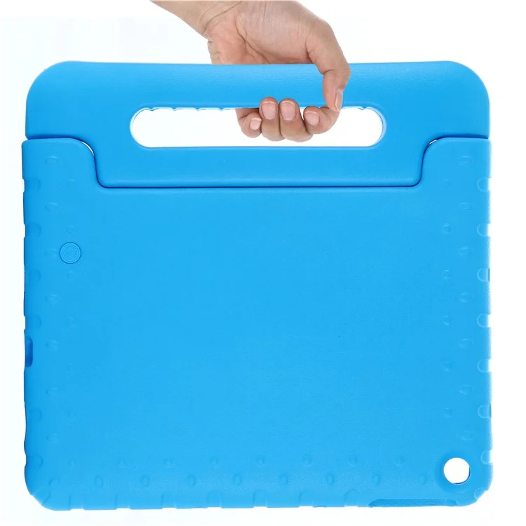 For Google Pixel Tablet Case Anti-drop EVA Tablet Cover with Handle Kickstand - Blue
