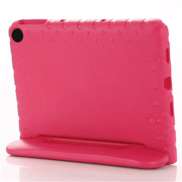 For Google Pixel Tablet Case Anti-drop EVA Tablet Cover with Handle Kickstand - Rose