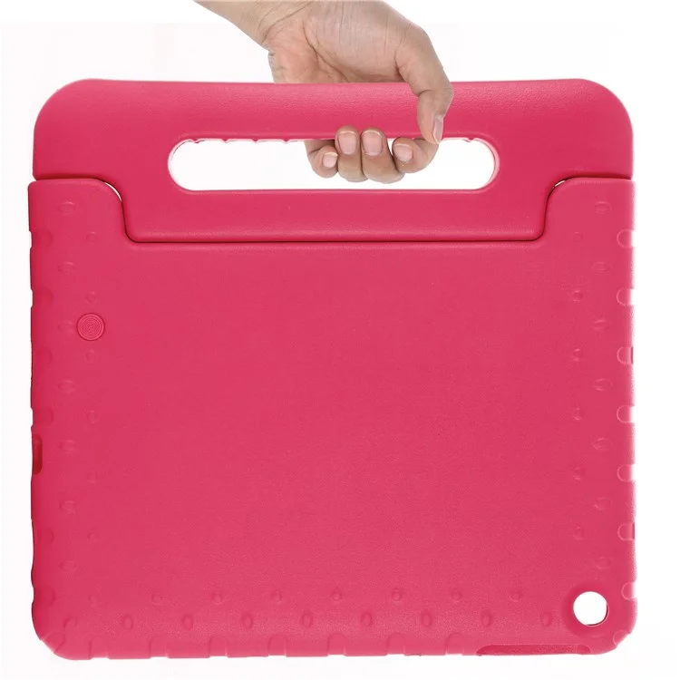 For Google Pixel Tablet Case Anti-drop EVA Tablet Cover with Handle Kickstand - Rose