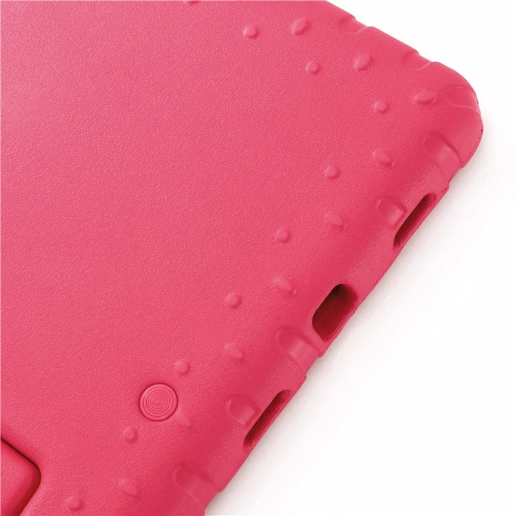 For Google Pixel Tablet Case Anti-drop EVA Tablet Cover with Handle Kickstand - Rose