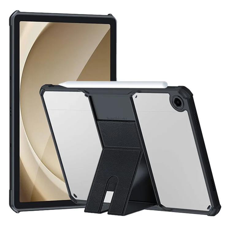 XUNDD Pour Samsung Galaxy Tab A9+ Kickstand Tablet Case Air Cushion Acrylic+TPU Cover - Noir