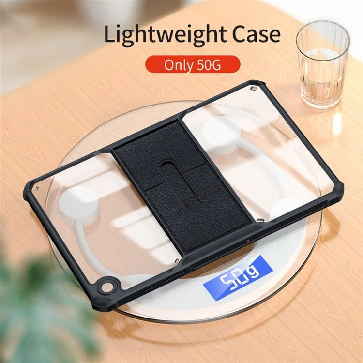 XUNDD Pour Samsung Galaxy Tab A9+ Kickstand Tablet Case Air Cushion Acrylic+TPU Cover - Noir