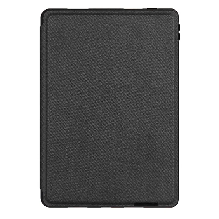 For Samsung Galaxy Tab S8+ / S7+ / S7 FE Leather Case + Bluetooth-Compatible Keyboard with Backlight Trackpad