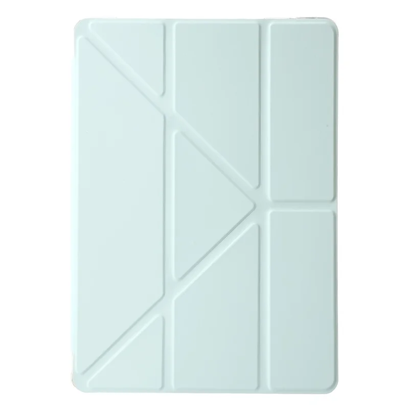 Pour Samsung Galaxy Tab a9 + Tablet Case pu + Acrylique + Tpu Tri-fold Stand Cover - Matcha Green