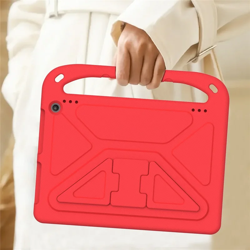 For Amazon Fire HD 10 (2023) Case Hand Grip EVA Tablet Cover with Kickstand - Red