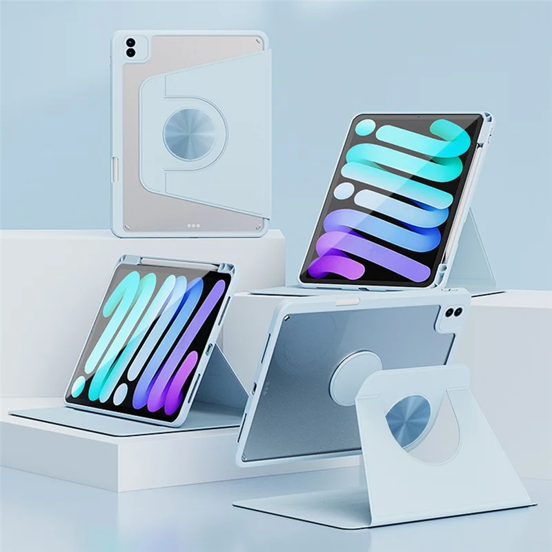 For iPad Pro 11 (2018) / (2020) / (2021) / (2022) Case Detachable Magnetic Tablet Cover with Pencil Holder - Black