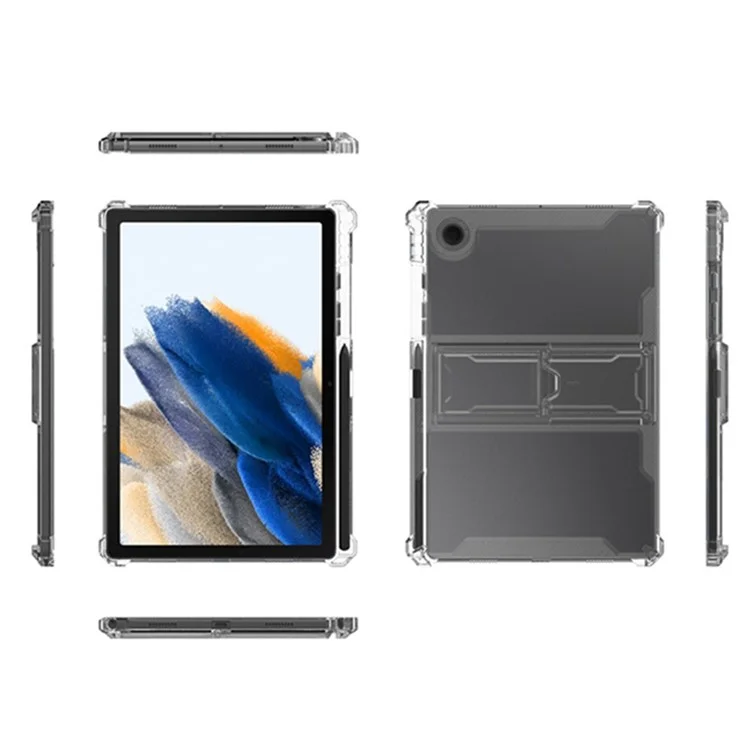 Funda para tablet Samsung Galaxy Tab A9, funda de TPU con esquina de airbag y soporte de PC
