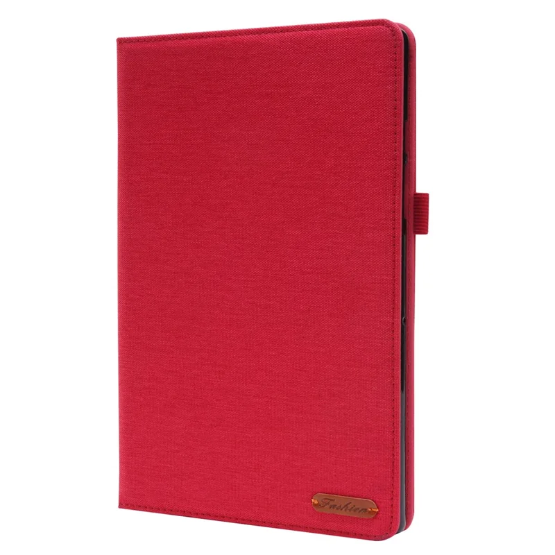 For Lenovo Tab M10 (Gen 3) Leather Case Business Folio Stand Tablet Cover with Card Slot - Red