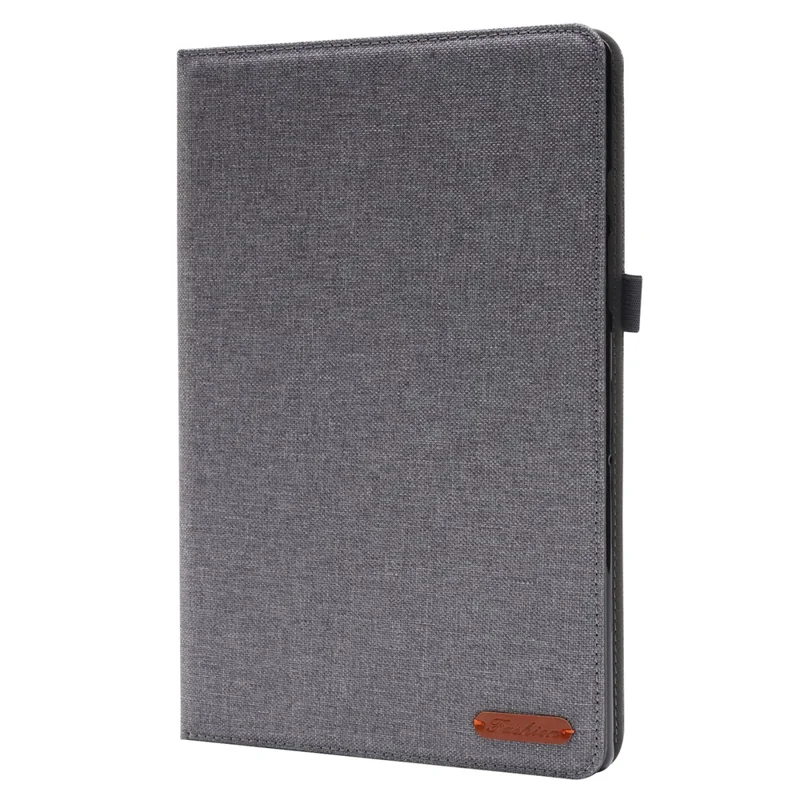 For Lenovo Tab M10 (Gen 3) Leather Case Business Folio Stand Tablet Cover with Card Slot - Grey