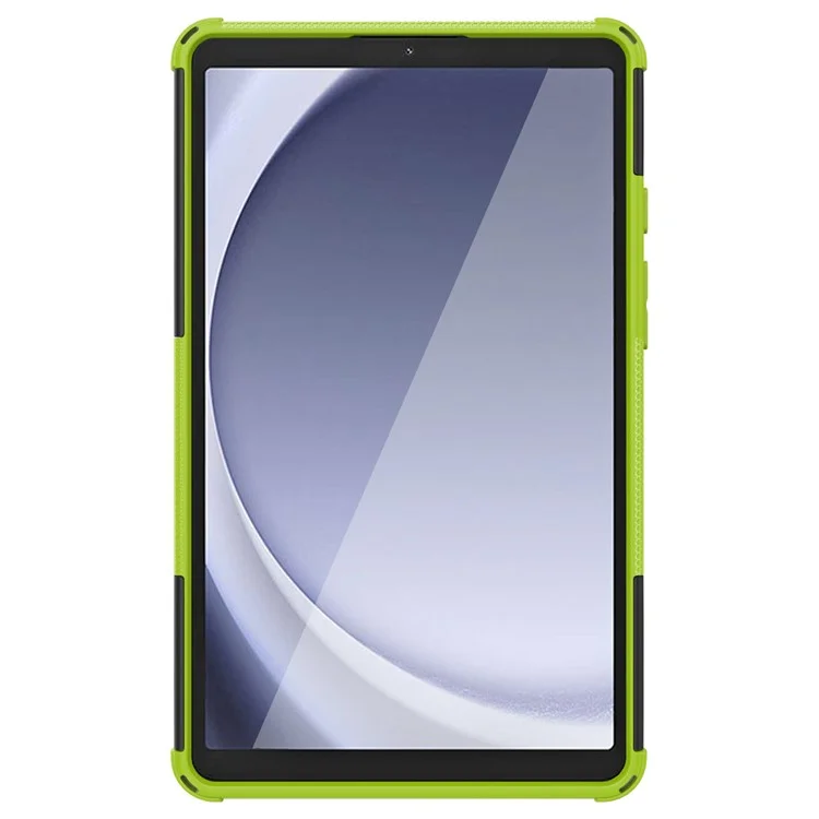 Coque de protection avec support pour Samsung Galaxy Tab A9 - Texture antidérapante en caoutchouc - Vert