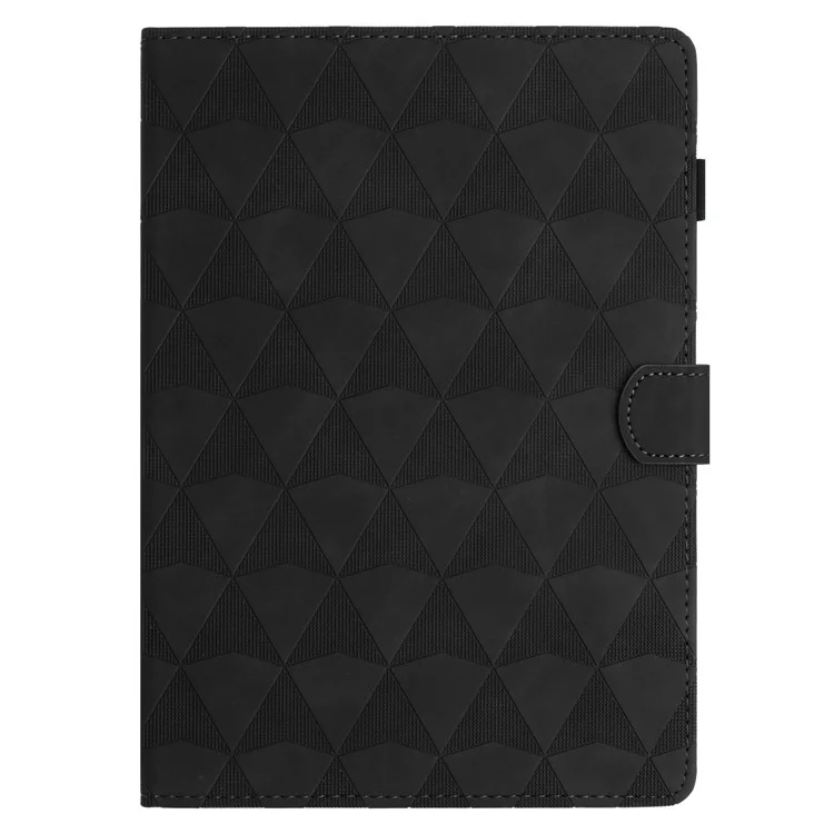 pour ipad mini / mini 2 / mini 3 / mini 4 / mini (2019) 7,9 pouces de boîtier en cuir support de diamant de texture de texture - noir