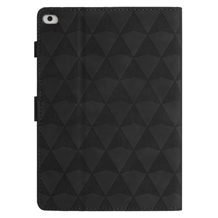 pour ipad mini / mini 2 / mini 3 / mini 4 / mini (2019) 7,9 pouces de boîtier en cuir support de diamant de texture de texture - noir