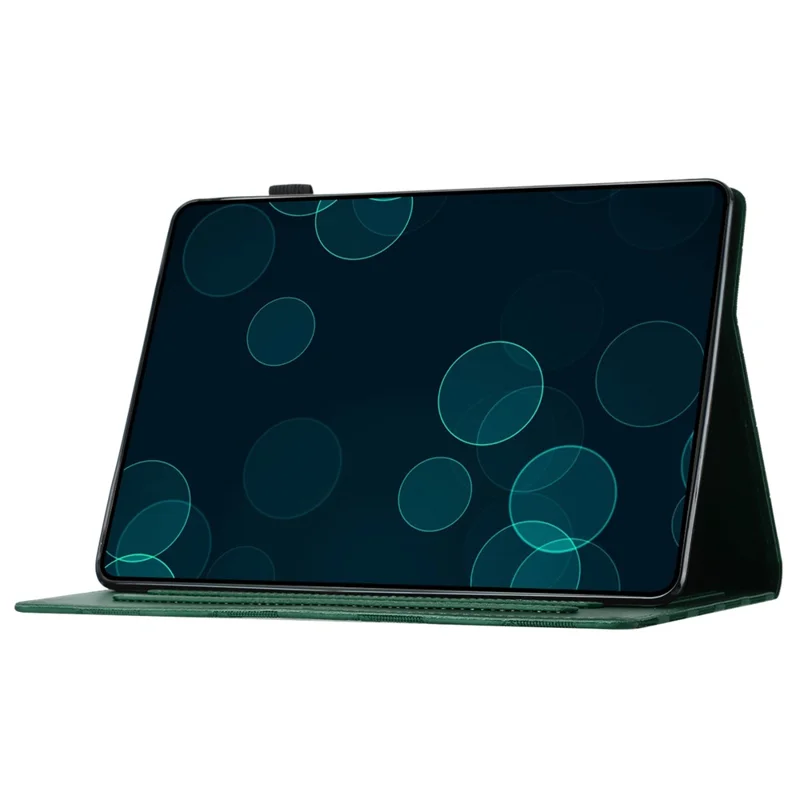 For iPad Mini  /  Mini 2  /  mini 3  /  mini 4  /  mini (2019) 7.9 inch Leather Case Stand Diamond Texture Tablet Cover - Green