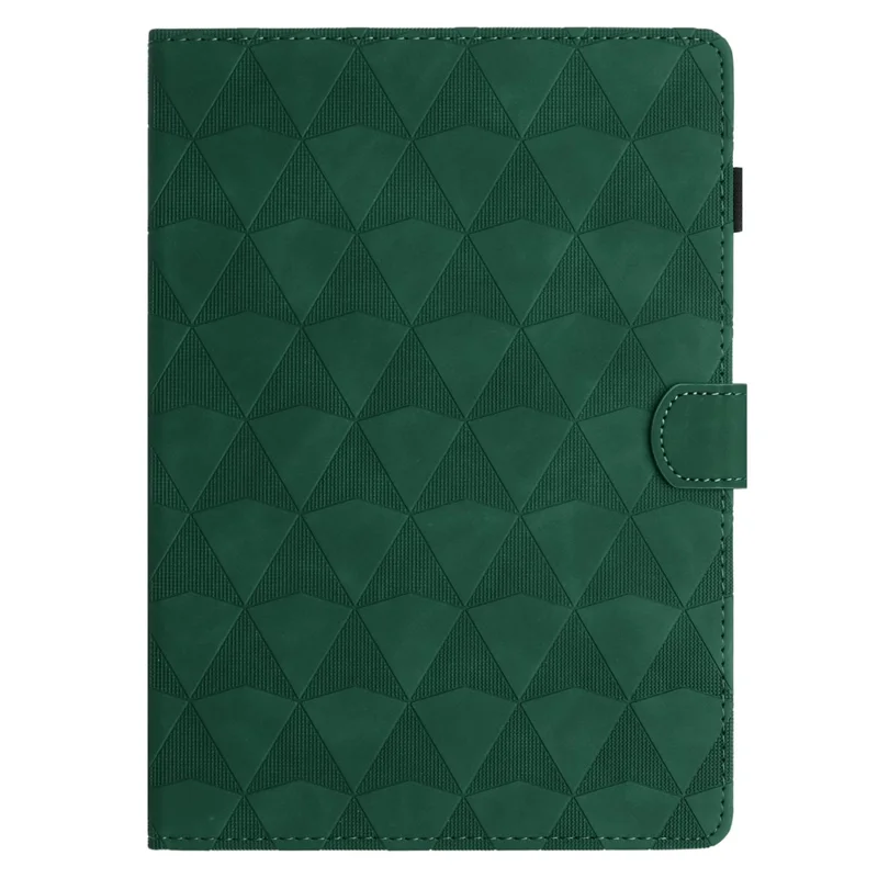 For iPad Mini  /  Mini 2  /  mini 3  /  mini 4  /  mini (2019) 7.9 inch Leather Case Stand Diamond Texture Tablet Cover - Green