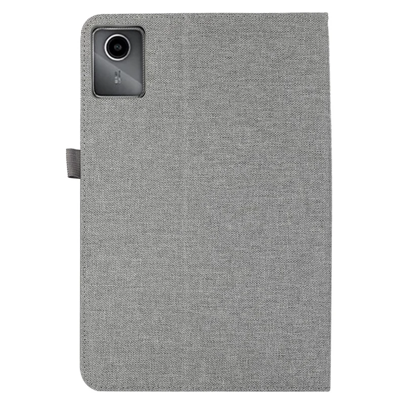 For Lenovo Tab M11 / Xiaoxin Pad 11 2024 Case PU Leather Card Holder Tablet Stand Cover - Grey