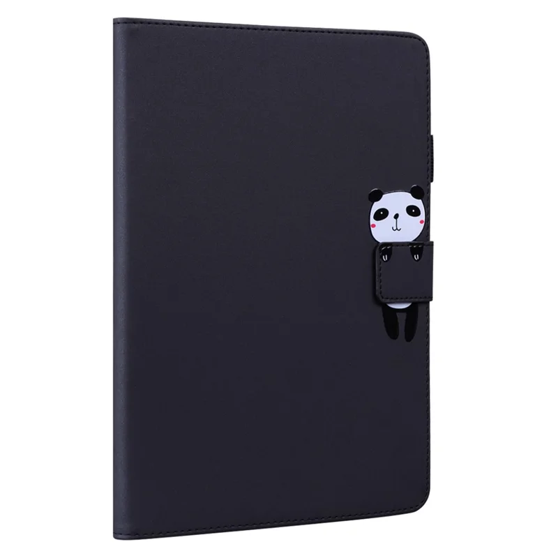Para iPad 10.9 (2022) Capa de Couro Animal Pattern Suporte de Cartão Stand Tablet Cover - Preto