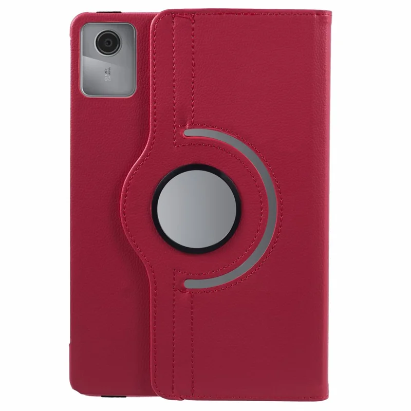 For Lenovo Tab M11 / Xiaoxin Pad 11 2024 Leather Case Rotating Stand Tablet Cover - Rose