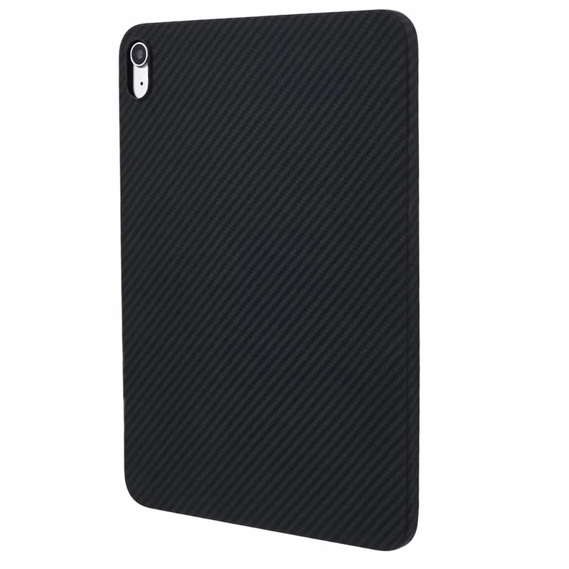 Étui pour iPad 10,9 (2022) 1500D Texture Grossière Fibre d'Aramide Anti-Chute Noir Housse de Tablette