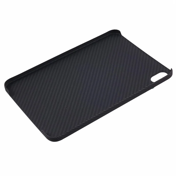 For iPad mini (2024) / mini (2021) Black Case 600D Fine Texture Aramid Fiber Shockproof Tablet Cover