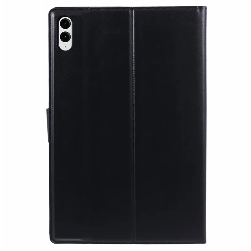 HANMAN Seria Mill dla Samsung Galaxy Tab S9 FE+ / Tab S9+ / Tab S8+ / Tab S7+ / Tab S7 FE Etui Skórzane z Podstawką i Portfelem - Czarny