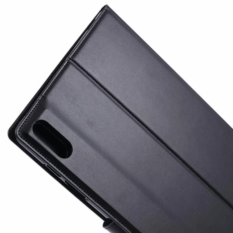 HANMAN Seria Mill dla Samsung Galaxy Tab S9 FE+ / Tab S9+ / Tab S8+ / Tab S7+ / Tab S7 FE Etui Skórzane z Podstawką i Portfelem - Czarny