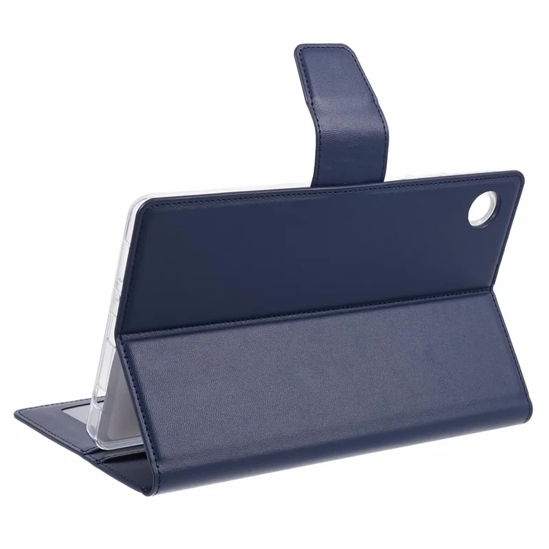 HANMAN Mill Series for Samsung Galaxy Tab A9 Case Magnetic Leather Folio Flip Tablet Cover - Blue