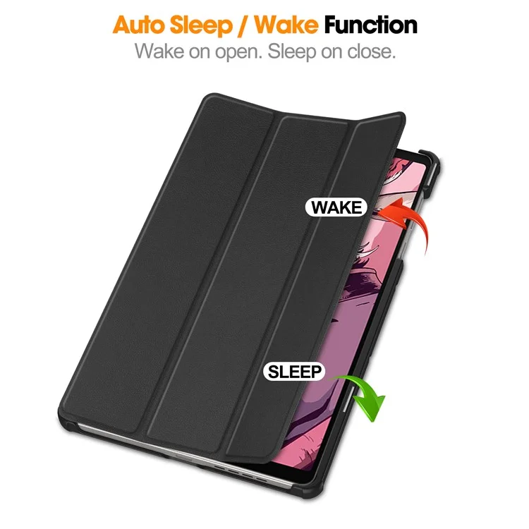 Per Lenovo Legion Y700 (2023) / Tab Gen 2 Tri-Fold Stand Leather Case Tablet Cover - Nero