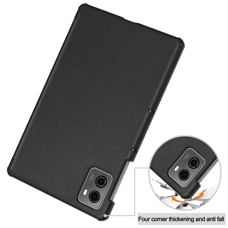 Per Lenovo Legion Y700 (2023) / Tab Gen 2 Tri-Fold Stand Leather Case Tablet Cover - Nero