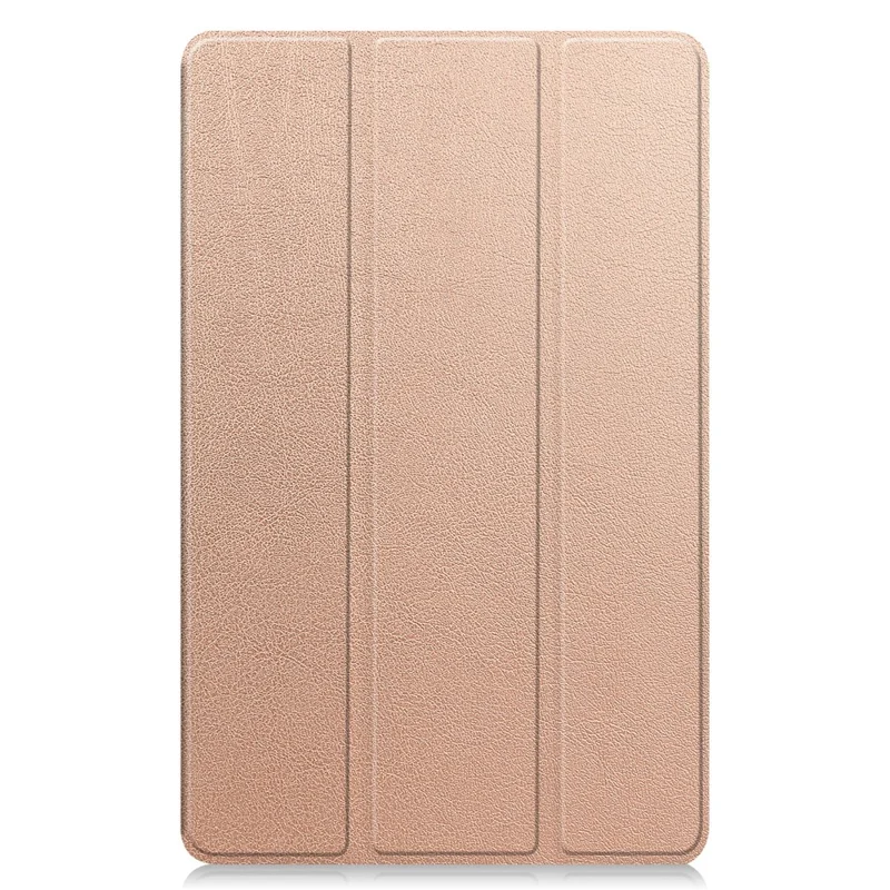 For Lenovo Legion Y700 (2023) / Tab Gen 2 Tri-Fold Stand Leather Case Tablet Cover - Rose Gold