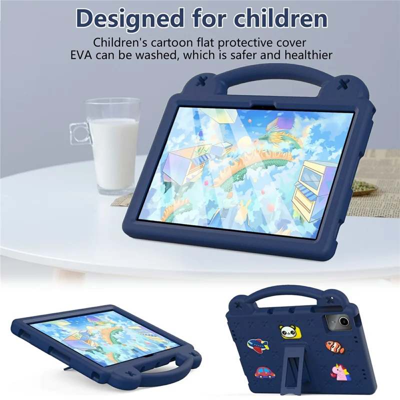 For Huawei MatePad SE 11 / Lenovo Tab M11 / Xiaoxin Pad 11 2024 / Xiaomi Redmi Pad SE Case EVA Tablet Cover - Navy Blue