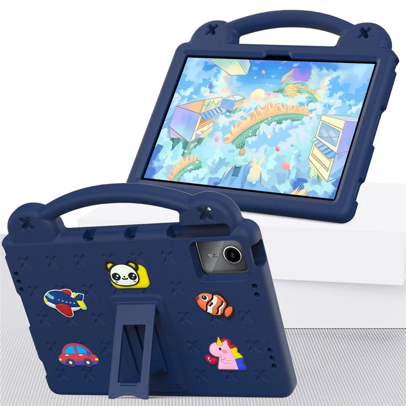 For Huawei MatePad SE 11 / Lenovo Tab M11 / Xiaoxin Pad 11 2024 / Xiaomi Redmi Pad SE Case EVA Tablet Cover - Navy Blue