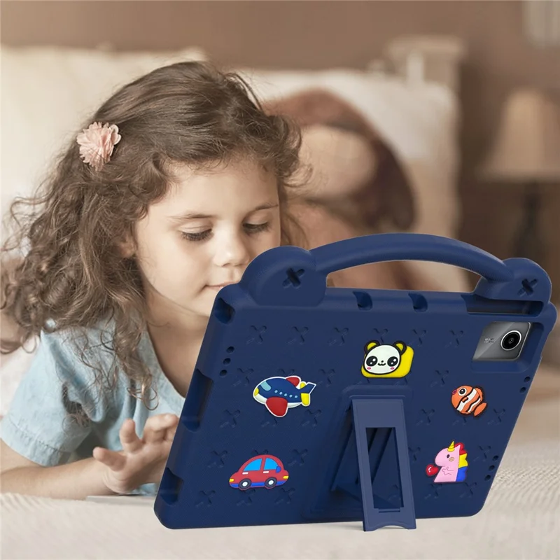 For Huawei MatePad SE 11 / Lenovo Tab M11 / Xiaoxin Pad 11 2024 / Xiaomi Redmi Pad SE Case EVA Tablet Cover - Navy Blue