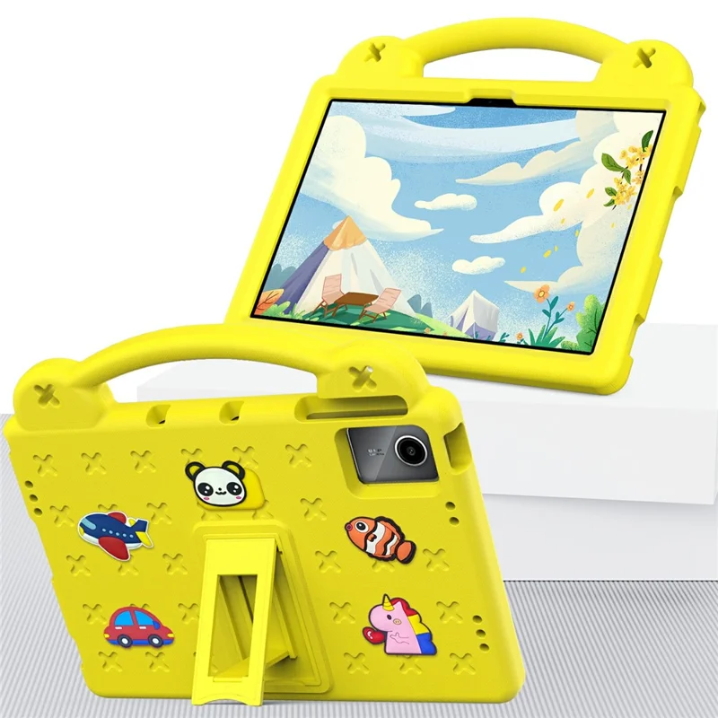 For Huawei MatePad SE 11 / Lenovo Tab M11 / Xiaoxin Pad 11 2024 / Xiaomi Redmi Pad SE Case EVA Tablet Cover - Yellow