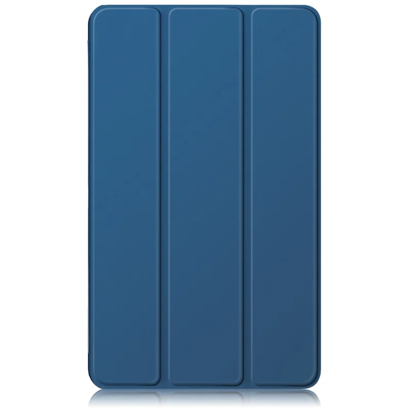 For Samsung Galaxy Tab A11 / A9 Tablet Case PU Leather+TPU+Acrylic Back Cover - Blue