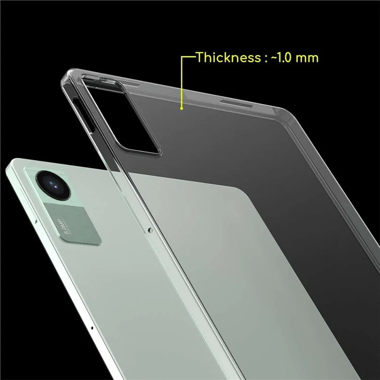 Для Xiaomi Redmi Pad SE TPU чехол полностью прозрачный защитный чехол для планшета